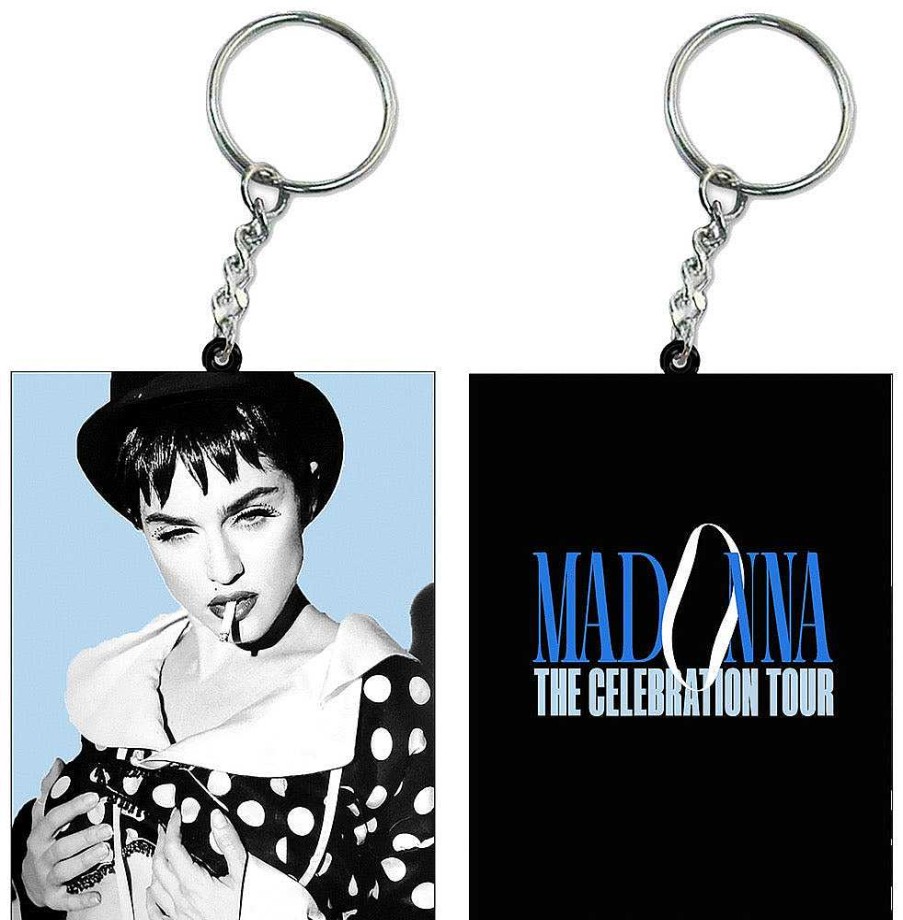 Hot Madonna The Girlie Show Vintage Celebration Tour Keychain