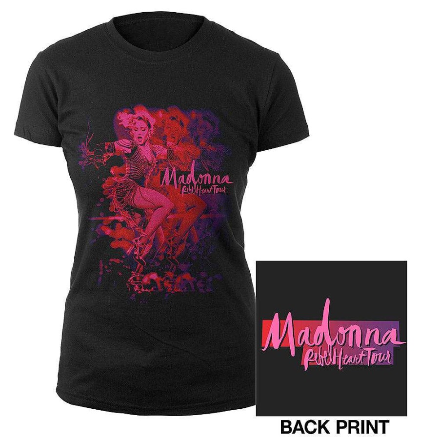 Clearance Madonna Rebel Heart Tour Dvd Ladies Tee