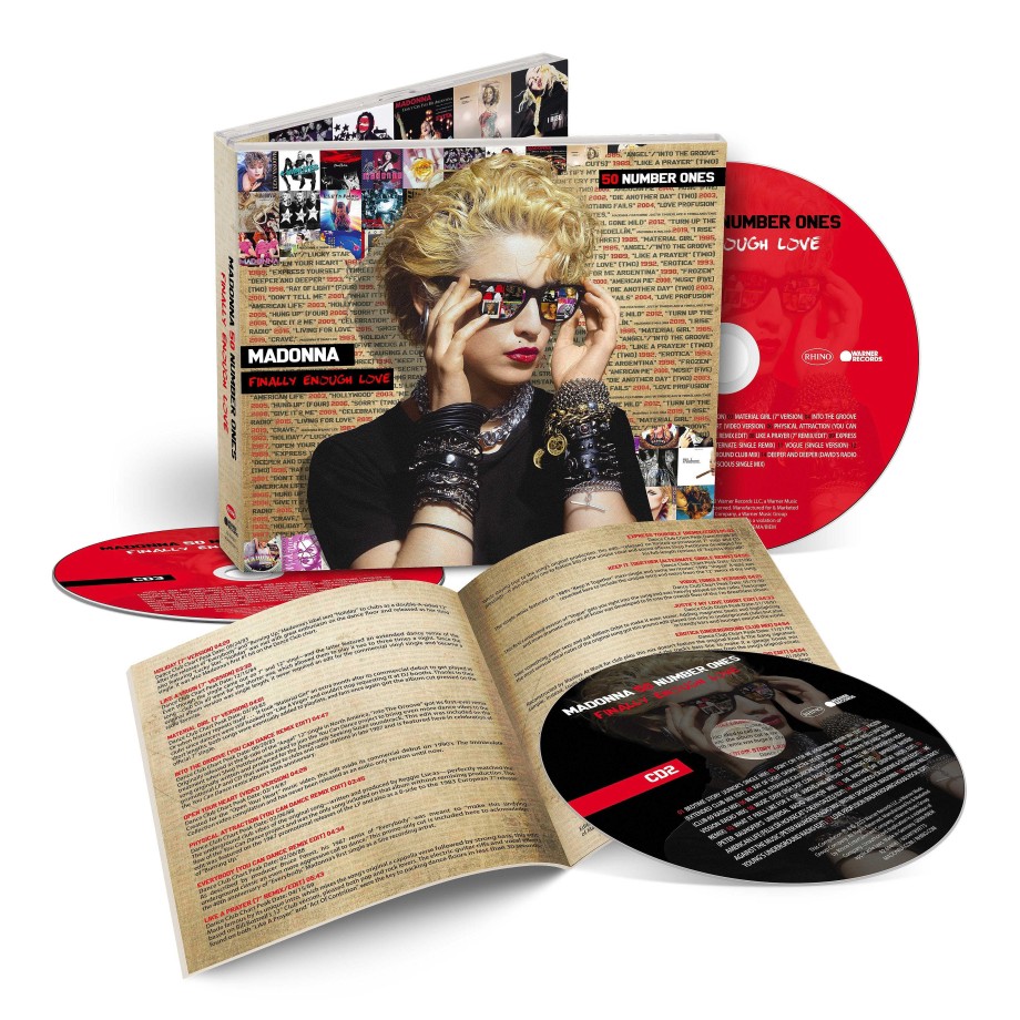 Clearance Madonna Finally Enough Love: 50 Number Ones 3Cd Set