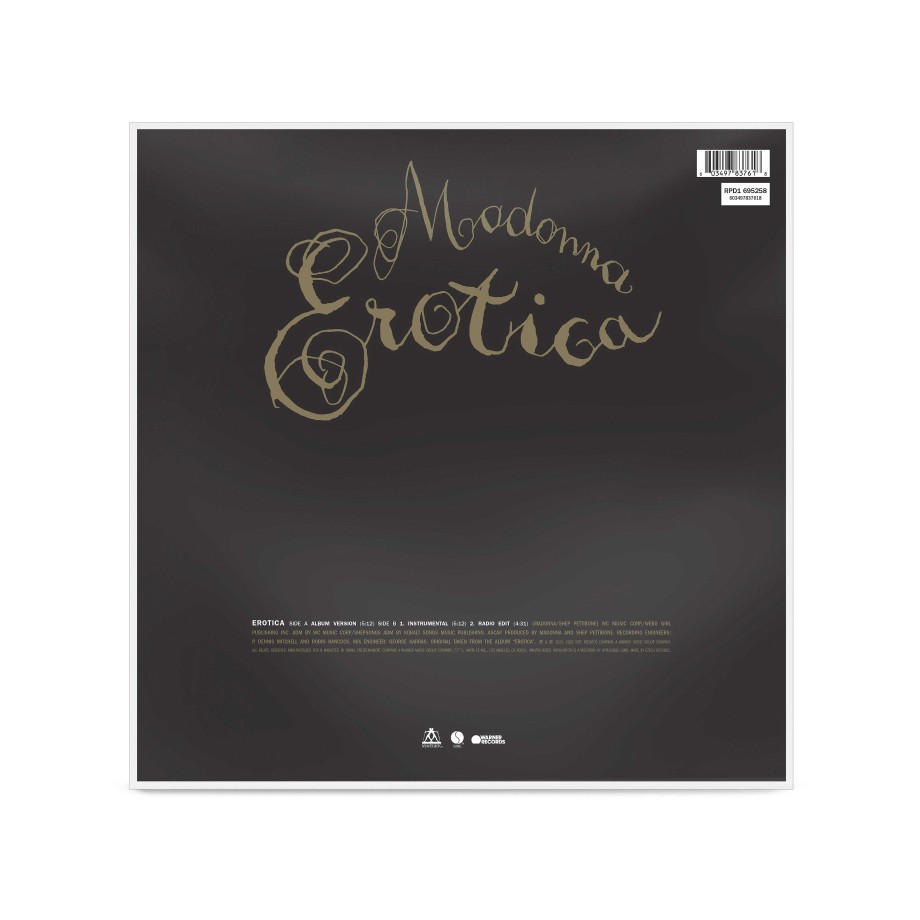 Clearance Madonna Madonna 'Erotica' 12" Picture Disc