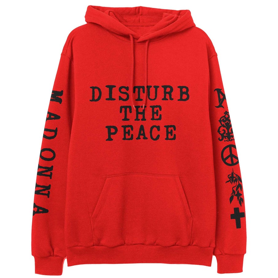 Hot Madonna Disturbe The Peace Red Pullover Hoodie