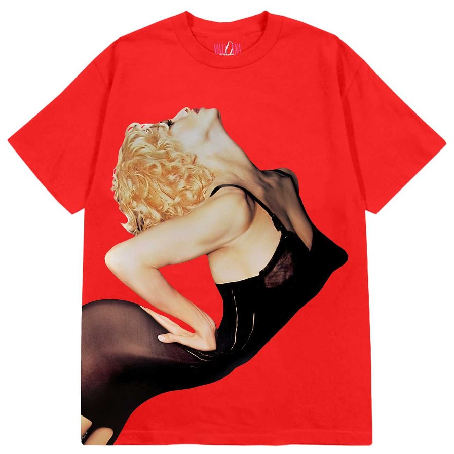 Clearance Madonna The Celebration Tour Red Tee