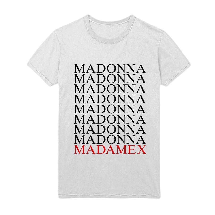 Hot Madonna Madonna Madame X Logo Tee - White