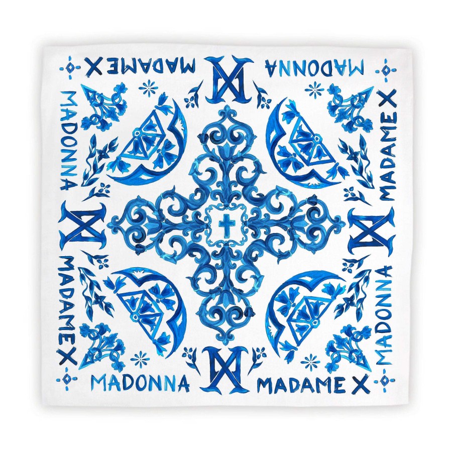 Clearance Madonna Madonna Blue Tiles Scarf