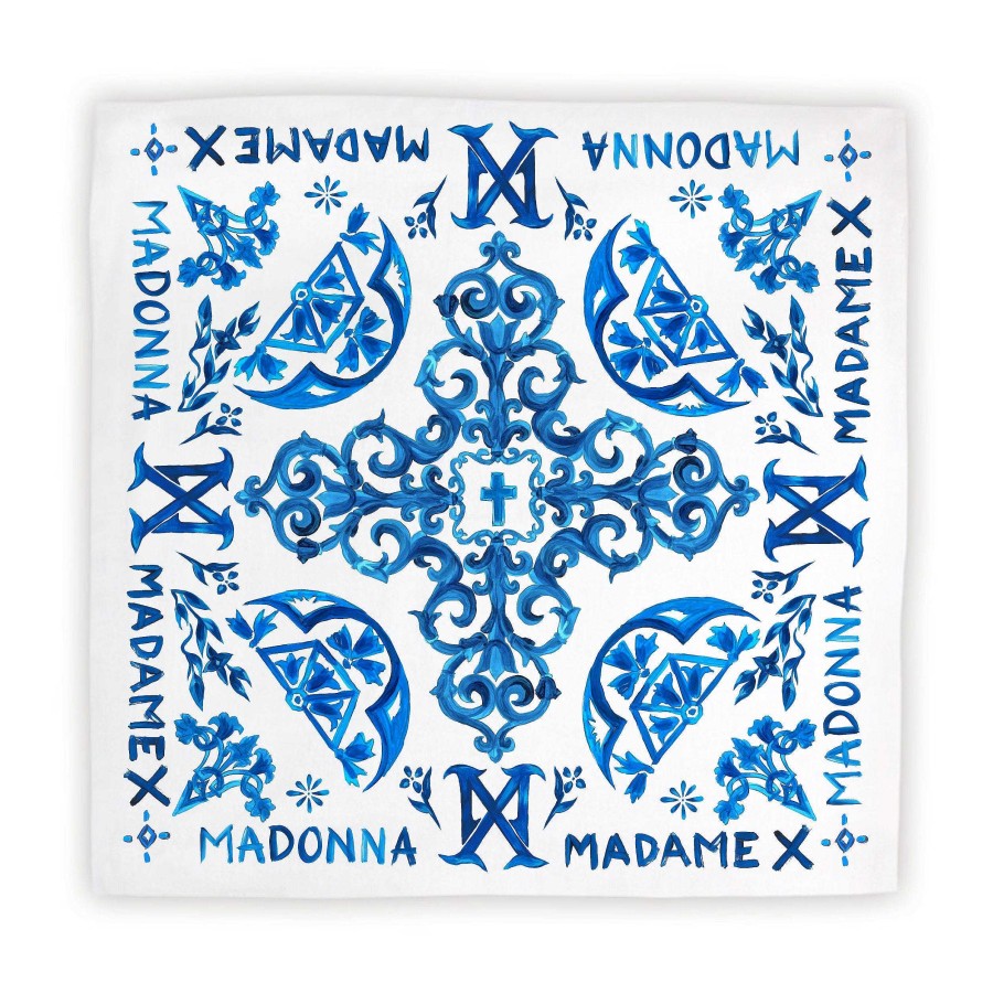 Clearance Madonna Madonna Blue Tiles Scarf