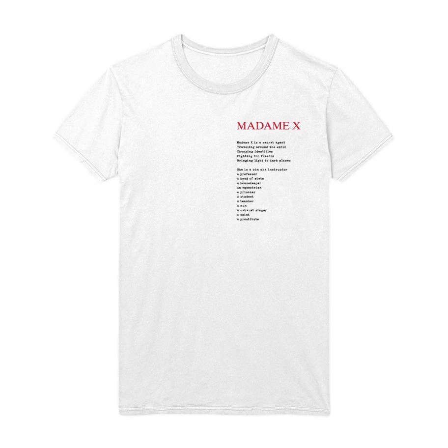 Online Madonna Madame X Manifesto Tee