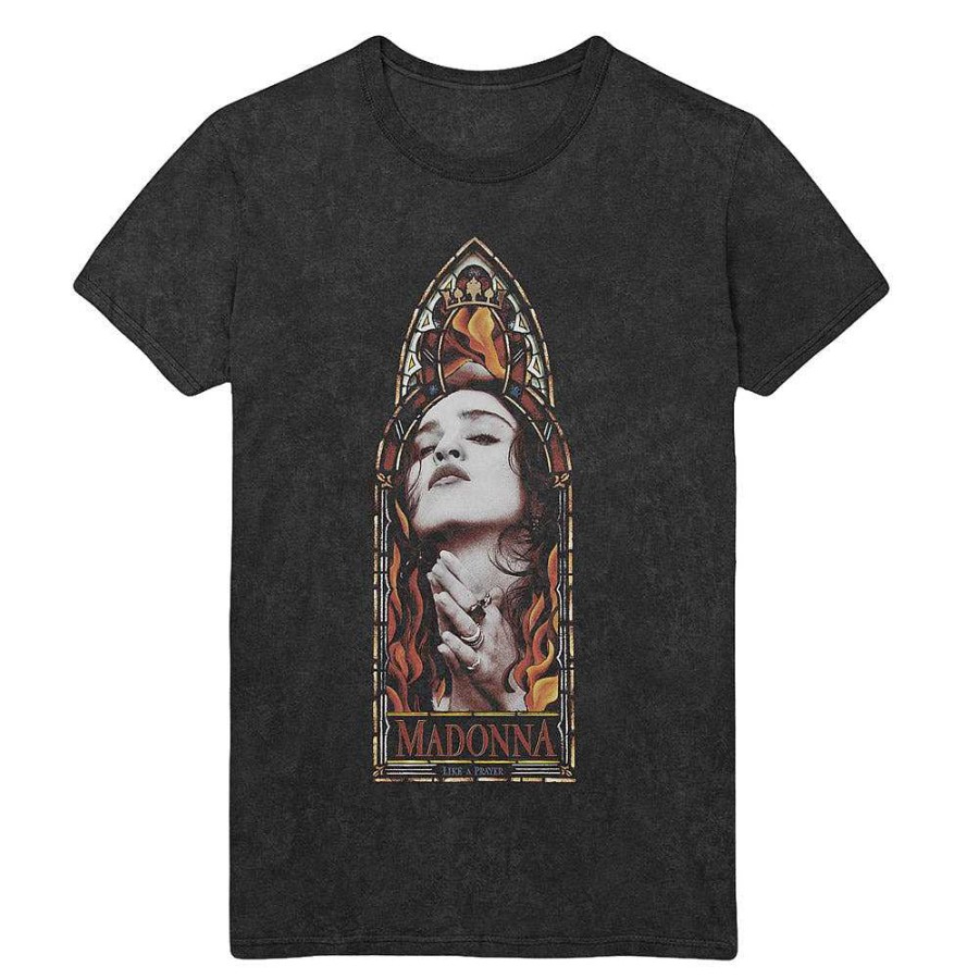 Clearance Madonna Madonna Stained Glass Saint Tee