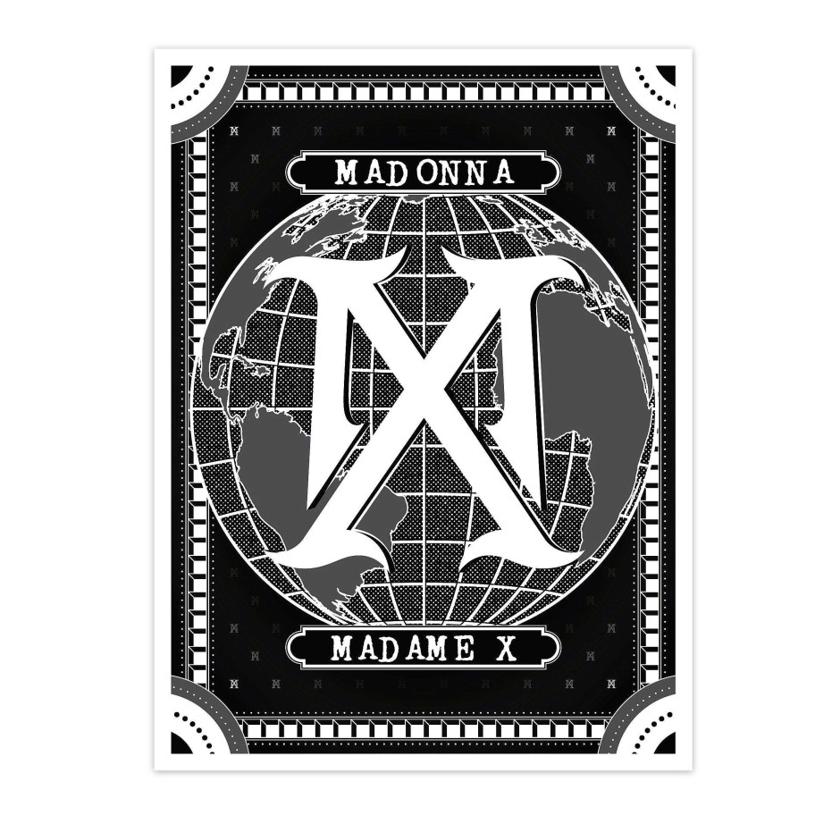 New Madonna Madonna Madame X Logo Litho