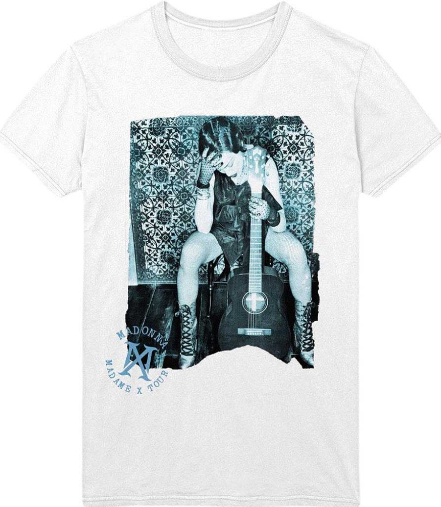 Hot Madonna Madonna Azulejo White Tee